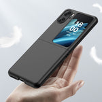 Custodia per telefono PC Skin Feel, For OPPO Find N2 Flip, For OPPO Find N2, For OPPO Find N2 Flip Light Blue, For OPPO Find N2 Light Blue