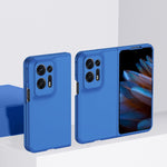Custodia per telefono PC Skin Feel, For OPPO Find N2 Flip, For OPPO Find N2, For OPPO Find N2 Flip Light Blue, For OPPO Find N2 Light Blue