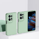 Custodia per telefono PC Skin Feel, For OPPO Find N2 Flip, For OPPO Find N2, For OPPO Find N2 Flip Light Blue, For OPPO Find N2 Light Blue