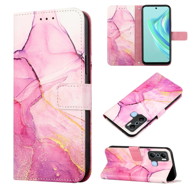 Cassa del telefono di cuoio di vibrazione del modello di marmo PT003, For Infinix Hot 20 4G X6826, For Infinix Hot 20 5G X666 X66B, For Infinix Hot 20 Play, For Infinix Hot 20S / 20 Pro X6827
