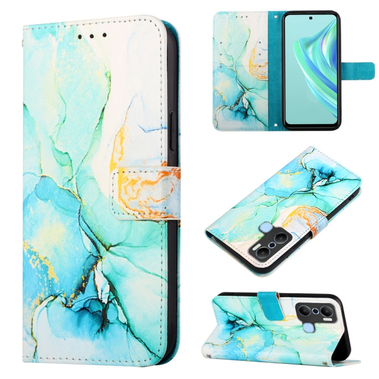Cassa del telefono di cuoio di vibrazione del modello di marmo PT003, For Infinix Hot 20 4G X6826, For Infinix Hot 20 5G X666 X66B, For Infinix Hot 20 Play, For Infinix Hot 20S / 20 Pro X6827
