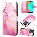 Cassa del telefono di cuoio di vibrazione del modello di marmo PT003, For Infinix Smart 7 X6515, For Tecno Pop 6 Pro, For Tecno Pova 4 LG7N, For Tecno Pova 4 Pro LG8N