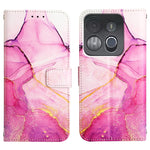 Cassa del telefono di cuoio di vibrazione del modello di marmo PT003, For Infinix Smart 7 X6515, For Tecno Pop 6 Pro, For Tecno Pova 4 LG7N, For Tecno Pova 4 Pro LG8N