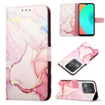 Cassa del telefono di cuoio di vibrazione del modello di marmo PT003, For Infinix Smart 7 X6515, For Tecno Pop 6 Pro, For Tecno Pova 4 LG7N, For Tecno Pova 4 Pro LG8N