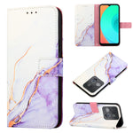 Cassa del telefono di cuoio di vibrazione del modello di marmo PT003, For Infinix Smart 7 X6515, For Tecno Pop 6 Pro, For Tecno Pova 4 LG7N, For Tecno Pova 4 Pro LG8N