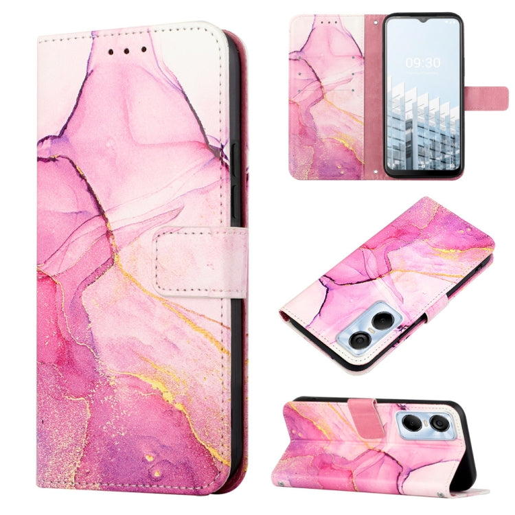 Cassa del telefono di cuoio di vibrazione del modello di marmo PT003, For Infinix Smart 7 X6515, For Tecno Pop 6 Pro, For Tecno Pova 4 LG7N, For Tecno Pova 4 Pro LG8N