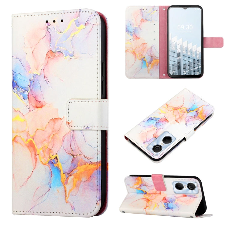 Cassa del telefono di cuoio di vibrazione del modello di marmo PT003, For Infinix Smart 7 X6515, For Tecno Pop 6 Pro, For Tecno Pova 4 LG7N, For Tecno Pova 4 Pro LG8N