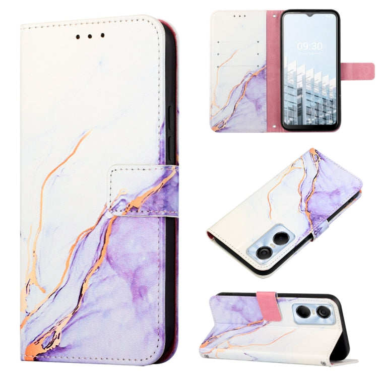 Cassa del telefono di cuoio di vibrazione del modello di marmo PT003, For Infinix Smart 7 X6515, For Tecno Pop 6 Pro, For Tecno Pova 4 LG7N, For Tecno Pova 4 Pro LG8N