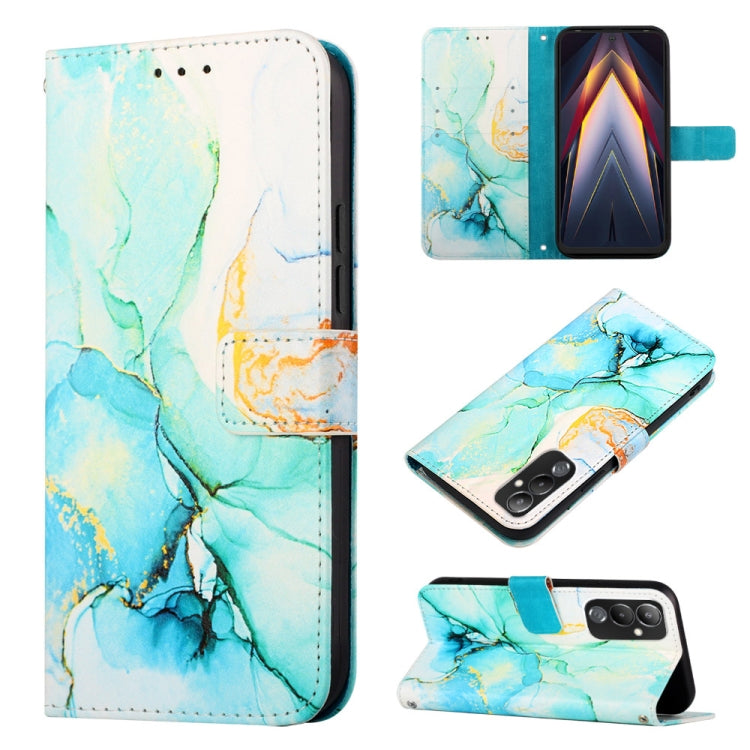 Cassa del telefono di cuoio di vibrazione del modello di marmo PT003, For Infinix Smart 7 X6515, For Tecno Pop 6 Pro, For Tecno Pova 4 LG7N, For Tecno Pova 4 Pro LG8N