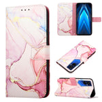 Cassa del telefono di cuoio di vibrazione del modello di marmo PT003, For Infinix Smart 7 X6515, For Tecno Pop 6 Pro, For Tecno Pova 4 LG7N, For Tecno Pova 4 Pro LG8N