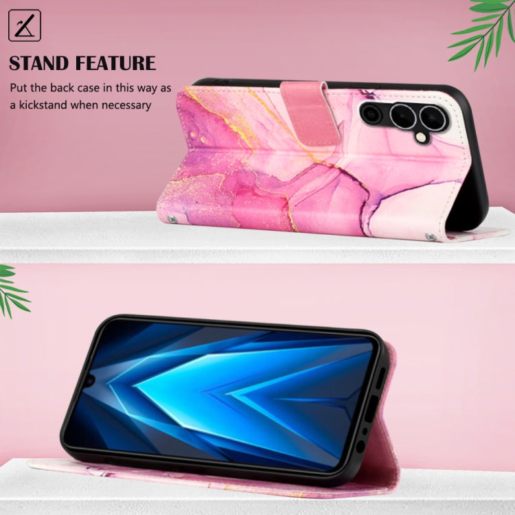 Cassa del telefono di cuoio di vibrazione del modello di marmo PT003, For Tecno Pova Neo 2 LG6N, For BLU View 2 2020 / 2022, For Moxee M2160, For Google Pixel 7a