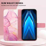 Cassa del telefono di cuoio di vibrazione del modello di marmo PT003, For Tecno Pova Neo 2 LG6N, For BLU View 2 2020 / 2022, For Moxee M2160, For Google Pixel 7a