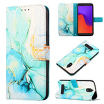 Cassa del telefono di cuoio di vibrazione del modello di marmo PT003, For Tecno Pova Neo 2 LG6N, For BLU View 2 2020 / 2022, For Moxee M2160, For Google Pixel 7a