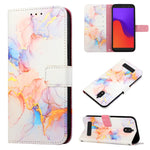 Cassa del telefono di cuoio di vibrazione del modello di marmo PT003, For Tecno Pova Neo 2 LG6N, For BLU View 2 2020 / 2022, For Moxee M2160, For Google Pixel 7a