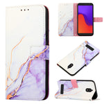 Cassa del telefono di cuoio di vibrazione del modello di marmo PT003, For Tecno Pova Neo 2 LG6N, For BLU View 2 2020 / 2022, For Moxee M2160, For Google Pixel 7a