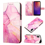 Cassa del telefono di cuoio di vibrazione del modello di marmo PT003, For Tecno Pova Neo 2 LG6N, For BLU View 2 2020 / 2022, For Moxee M2160, For Google Pixel 7a
