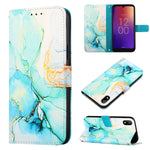 Cassa del telefono di cuoio di vibrazione del modello di marmo PT003, For Tecno Pova Neo 2 LG6N, For BLU View 2 2020 / 2022, For Moxee M2160, For Google Pixel 7a