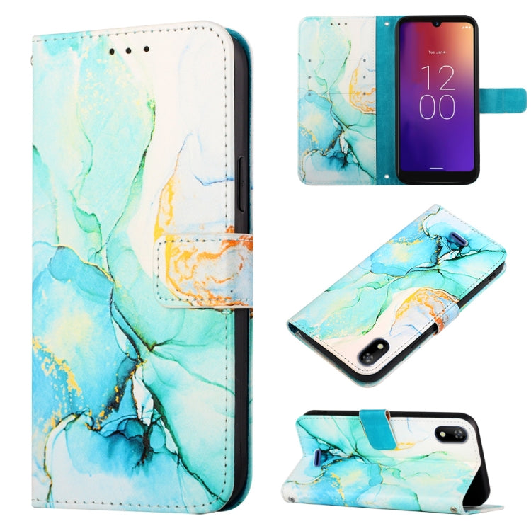 Cassa del telefono di cuoio di vibrazione del modello di marmo PT003, For Tecno Pova Neo 2 LG6N, For BLU View 2 2020 / 2022, For Moxee M2160, For Google Pixel 7a