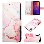 Cassa del telefono di cuoio di vibrazione del modello di marmo PT003, For Tecno Pova Neo 2 LG6N, For BLU View 2 2020 / 2022, For Moxee M2160, For Google Pixel 7a