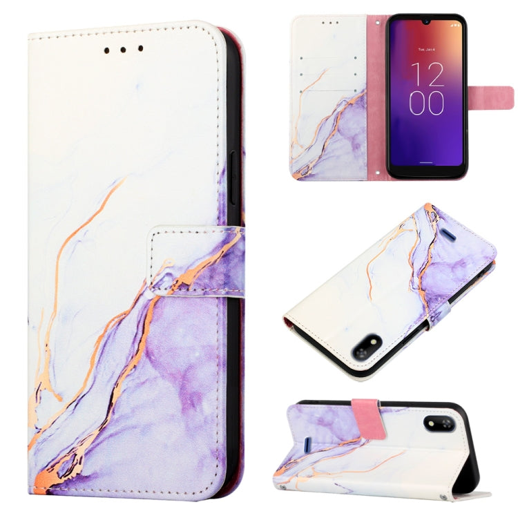 Cassa del telefono di cuoio di vibrazione del modello di marmo PT003, For Tecno Pova Neo 2 LG6N, For BLU View 2 2020 / 2022, For Moxee M2160, For Google Pixel 7a