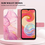 Custodia portafoglio in pelle per Samsung Galaxy A04e