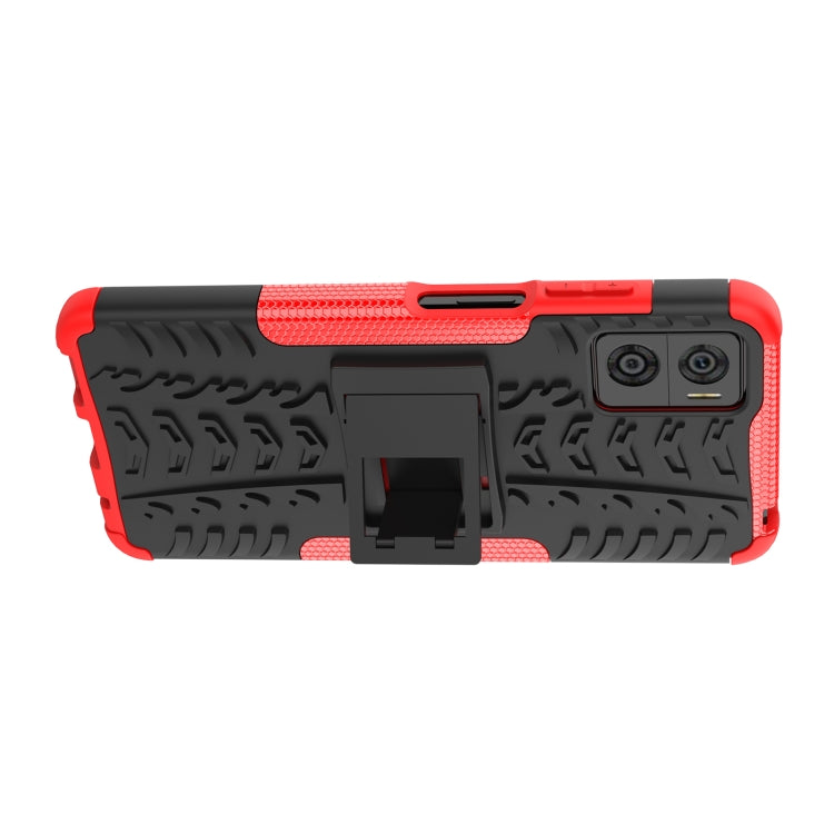 Gomma Texture TPU + Custodia per telefono PC con supporto, For Motorola Moto E22, For OPPO A57 5G / OnePlus Nord N300, For Samsung Galaxy S23+ 5G, For Samsung Galaxy A14 5G
