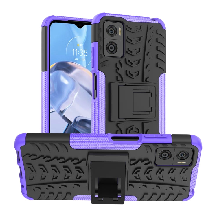 Gomma Texture TPU + Custodia per telefono PC con supporto, For Motorola Moto E22, For OPPO A57 5G / OnePlus Nord N300, For Samsung Galaxy S23+ 5G, For Samsung Galaxy A14 5G