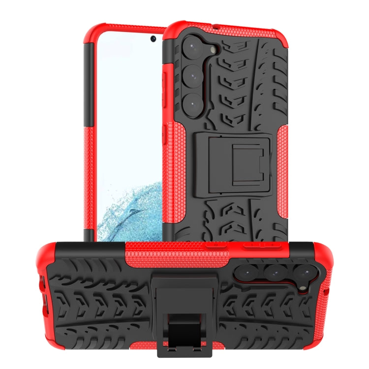 Gomma Texture TPU + Custodia per telefono PC con supporto, For Motorola Moto E22, For OPPO A57 5G / OnePlus Nord N300, For Samsung Galaxy S23+ 5G, For Samsung Galaxy A14 5G
