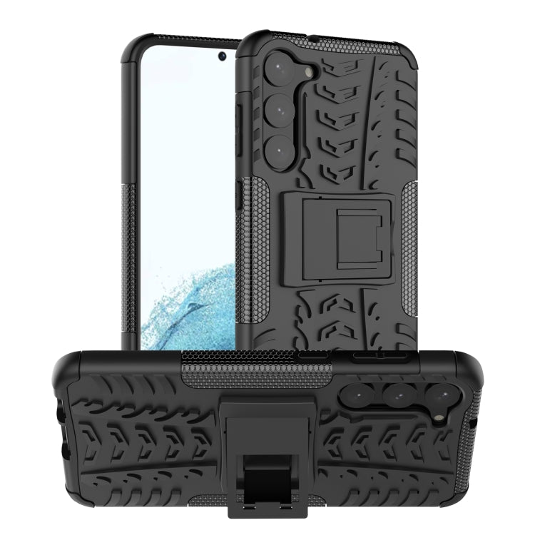 Gomma Texture TPU + Custodia per telefono PC con supporto, For Motorola Moto E22, For OPPO A57 5G / OnePlus Nord N300, For Samsung Galaxy S23+ 5G, For Samsung Galaxy A14 5G