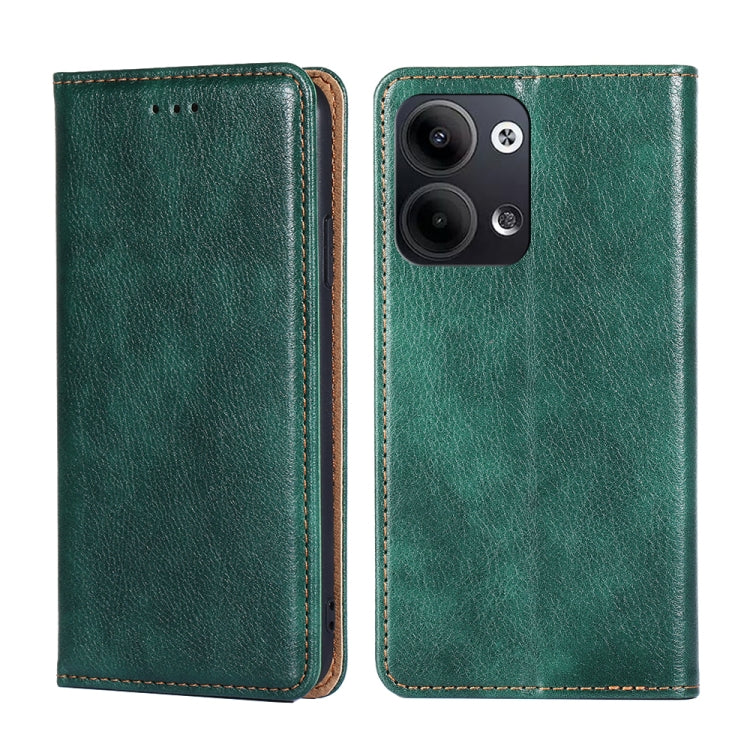 Custodia per telefono in pelle magnetica tinta unita a olio lucido, For OPPO Reno9 5G / Reno9 Pro 5G, For OPPO Reno9 Pro+ 5G, For Realme 10 Pro 5G, For Realme 10 Pro+ 5G