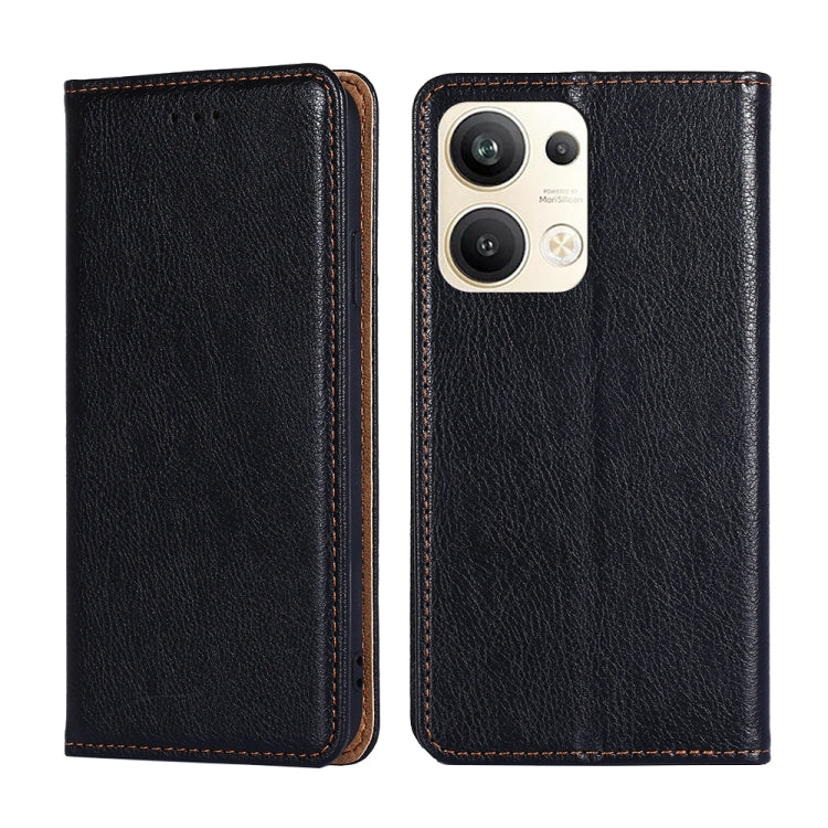 Custodia per telefono in pelle magnetica tinta unita a olio lucido, For OPPO Reno9 5G / Reno9 Pro 5G, For OPPO Reno9 Pro+ 5G, For Realme 10 Pro 5G, For Realme 10 Pro+ 5G