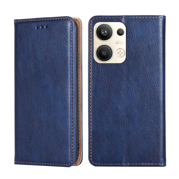 Custodia per telefono in pelle magnetica tinta unita a olio lucido, For OPPO Reno9 5G / Reno9 Pro 5G, For OPPO Reno9 Pro+ 5G, For Realme 10 Pro 5G, For Realme 10 Pro+ 5G
