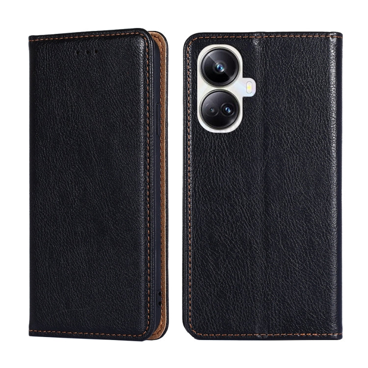 Custodia per telefono in pelle magnetica tinta unita a olio lucido, For OPPO Reno9 5G / Reno9 Pro 5G, For OPPO Reno9 Pro+ 5G, For Realme 10 Pro 5G, For Realme 10 Pro+ 5G