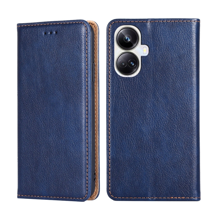 Custodia per telefono in pelle magnetica tinta unita a olio lucido, For OPPO Reno9 5G / Reno9 Pro 5G, For OPPO Reno9 Pro+ 5G, For Realme 10 Pro 5G, For Realme 10 Pro+ 5G