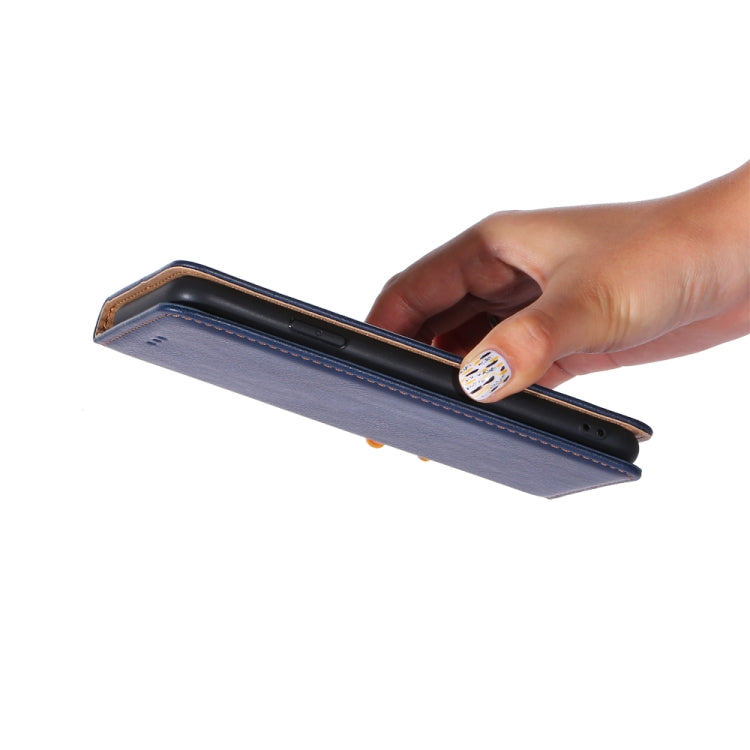 Custodia per telefono in pelle magnetica tinta unita a olio lucido, For vivo X90 Pro 5G