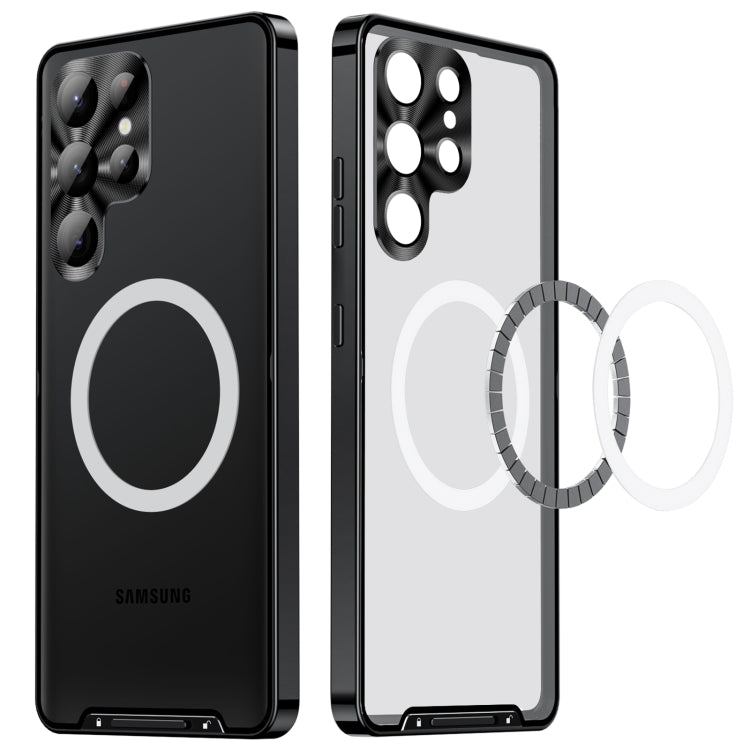 Custodia magnetica in metallo satinato per Samsung Galaxy S23