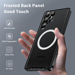 Custodia magnetica in metallo satinato per Samsung Galaxy S23