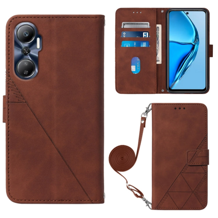 Custodia per cellulare in pelle con flip in rilievo 3D a tracolla, For Infinix Hot 20 4G, For Infinix Hot 20 5G, For Infinix Hot 20 Play, For Infinix Hot 20S/20 Pro