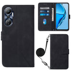 Custodia per cellulare in pelle con flip in rilievo 3D a tracolla, For Infinix Hot 20 4G, For Infinix Hot 20 5G, For Infinix Hot 20 Play, For Infinix Hot 20S/20 Pro