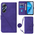 Custodia per cellulare in pelle con flip in rilievo 3D a tracolla, For Infinix Hot 20 4G, For Infinix Hot 20 5G, For Infinix Hot 20 Play, For Infinix Hot 20S/20 Pro