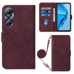 Custodia per cellulare in pelle con flip in rilievo 3D a tracolla, For Infinix Hot 20 4G, For Infinix Hot 20 5G, For Infinix Hot 20 Play, For Infinix Hot 20S/20 Pro