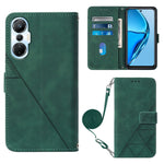 Custodia per cellulare in pelle con flip in rilievo 3D a tracolla, For Infinix Hot 20 4G, For Infinix Hot 20 5G, For Infinix Hot 20 Play, For Infinix Hot 20S/20 Pro
