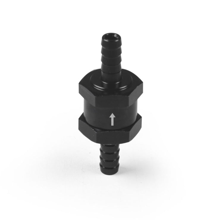 Valvola di ritegno unidirezionale per carburante in lega di alluminio per auto, 6mm Black, 8mm Black, 10mm Black, 12mm Black