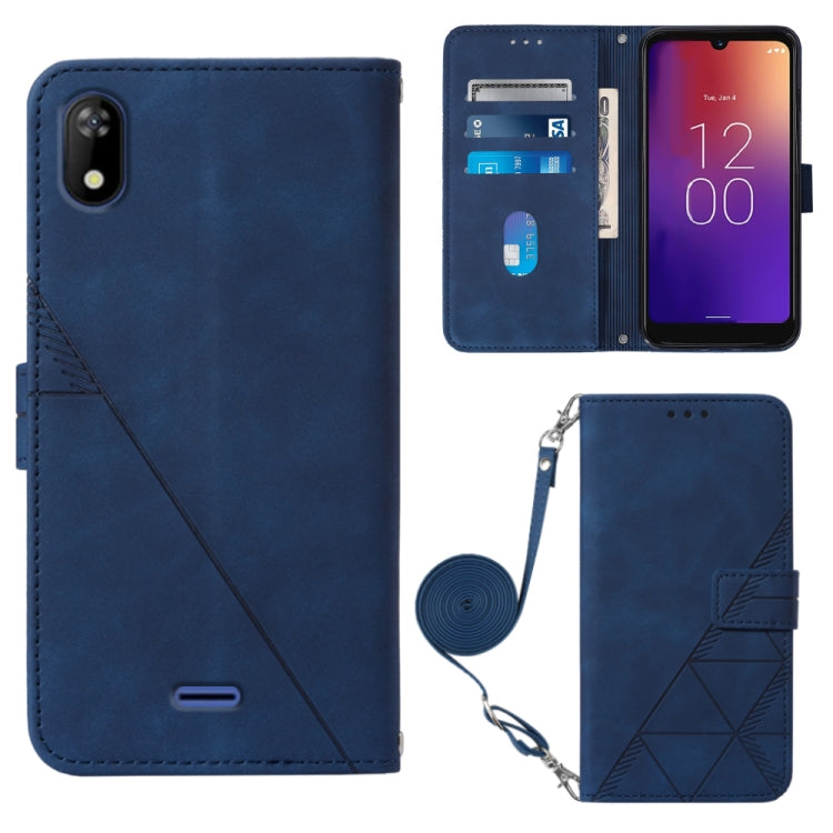 Custodia per cellulare in pelle con flip in rilievo 3D a tracolla, For Moxee m2160, For Tecno Pop 6 Pro, For Tecno Pova 4, For Tecno Pova 4 Pro