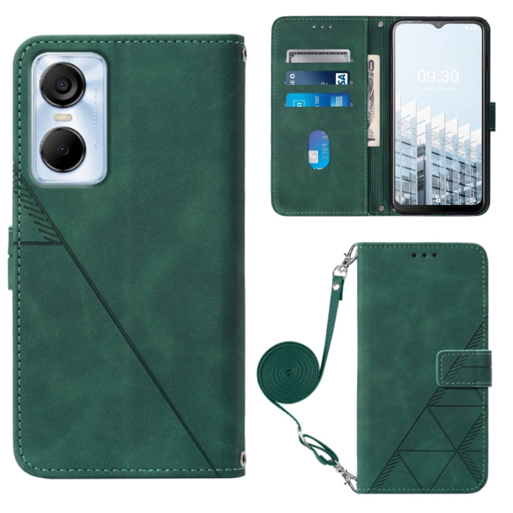 Custodia portafoglio in pelle con flip per Tecno Pova 4 Pro