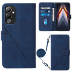 Custodia portafoglio in pelle con flip per Tecno Pova 4 Pro