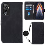 Custodia portafoglio in pelle con flip per Tecno Pova 4 Pro