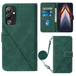 Custodia portafoglio in pelle con flip per Tecno Pova 4 Pro