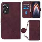 Custodia portafoglio in pelle con flip per Tecno Pova 4 Pro