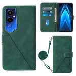 Custodia portafoglio in pelle con flip per Tecno Pova 4 Pro